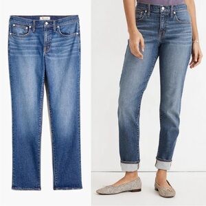 Madewell The Slim Boyjean in Eames Wash